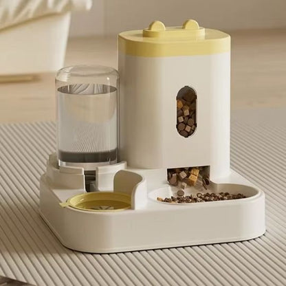 Chat de croquettes distributeur Automatique - Mondechat