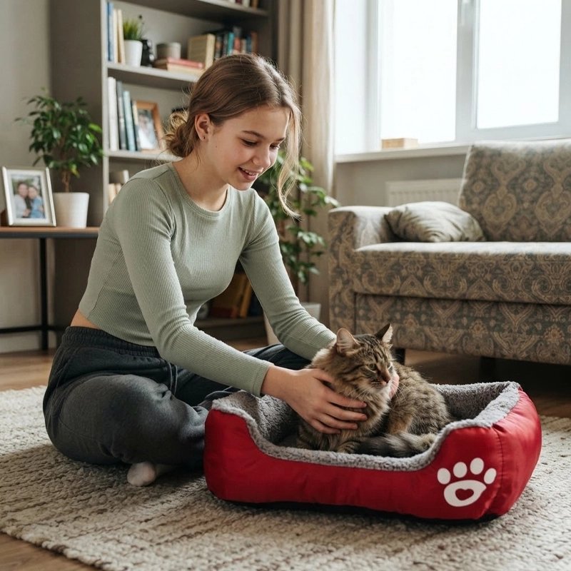 Chat panier