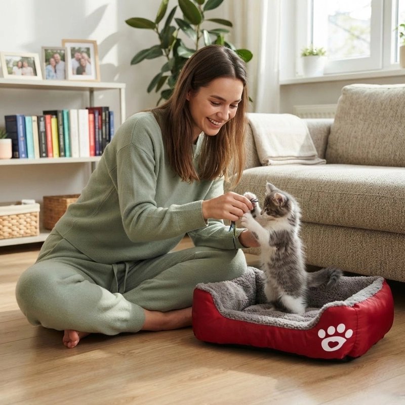 Chat panier