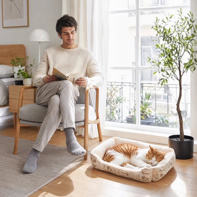 Chat panier