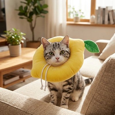 Collerette Chat | Confort Postopératoire - Mondechat