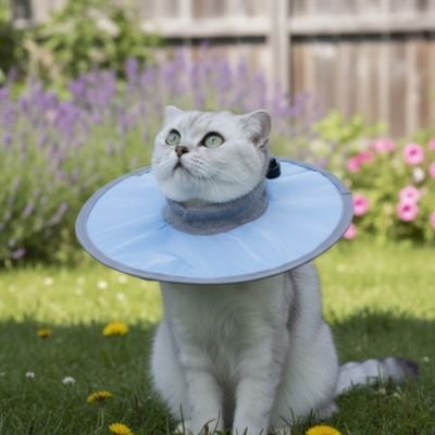 Collerette chat | Confort Postopératoire Rond - Mondechat