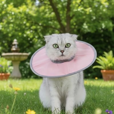 Collerette chat | Confort Postopératoire Rond - Mondechat