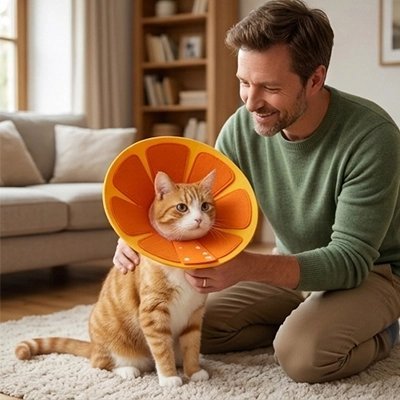 Collerette Chat | Confort Protecteur - Mondechat