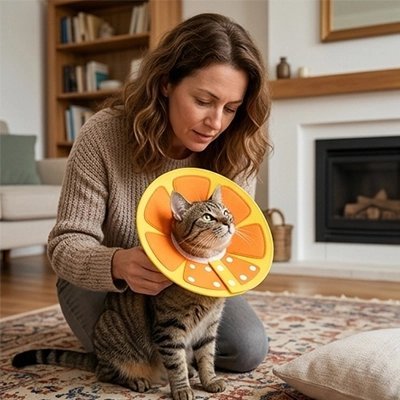 Collerette Chat | Confort Protecteur - Mondechat