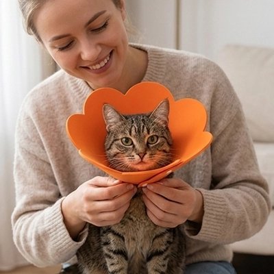 Collerette Chat | Souple et Confortable - Mondechat