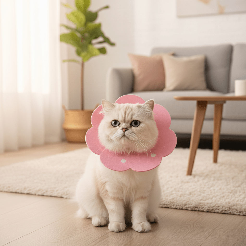 Collerette Chat | Souple et Confortable - Mondechat