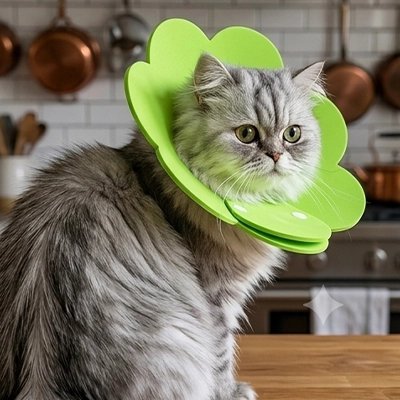 Collerette Chat | Souple et Confortable - Mondechat