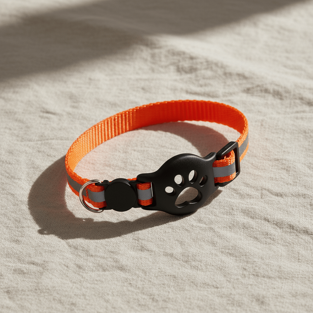 Collier avec Traqueur Connecté Chat | Bluetooth & Réseau Collaboratif - Mondechat