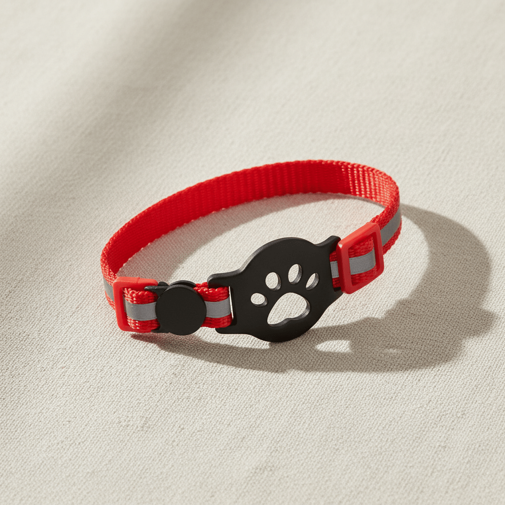 Collier avec Traqueur Connecté Chat | Bluetooth & Réseau Collaboratif - Mondechat