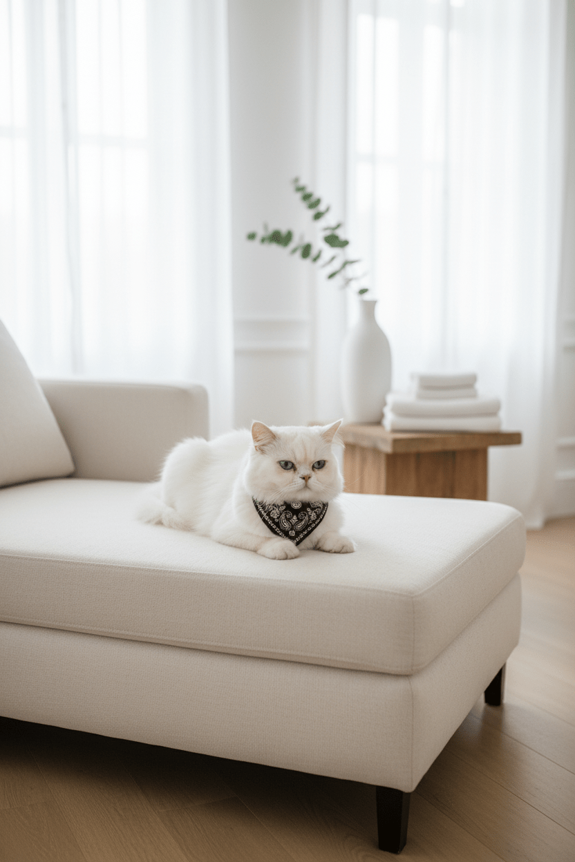 Collier Bandana Chat | Style & Confort - Mondechat
