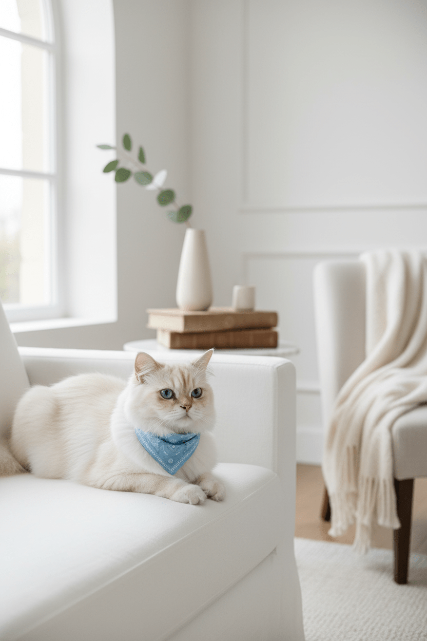 Collier Bandana Chat | Style & Confort - Mondechat