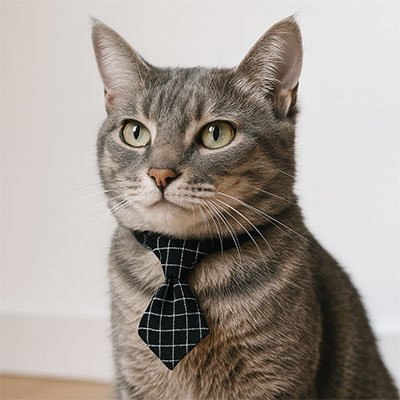Collier Chat | Élégance Ajustable - Mondechat