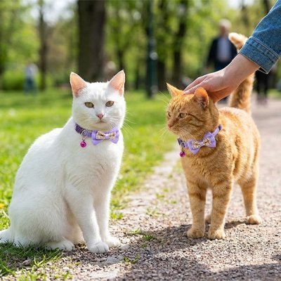 Collier Chat | Élégant & Sécurisé - Mondechat