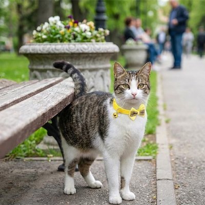 Collier Chat | Élégant & Sécurisé - Mondechat