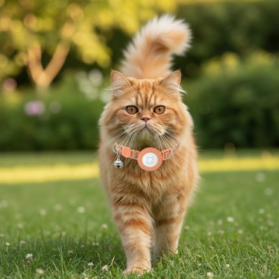 Collier GPS chat | TrackPet - Mondechat