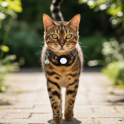 Collier pour AirTag Chat | Support AirTag Apple (iOS uniquement) - Mondechat