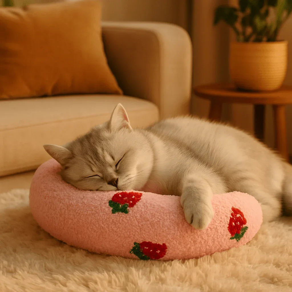 Coussin ultra-douillet pour chat | Confort optimal en mémoire de forme - Mondechat