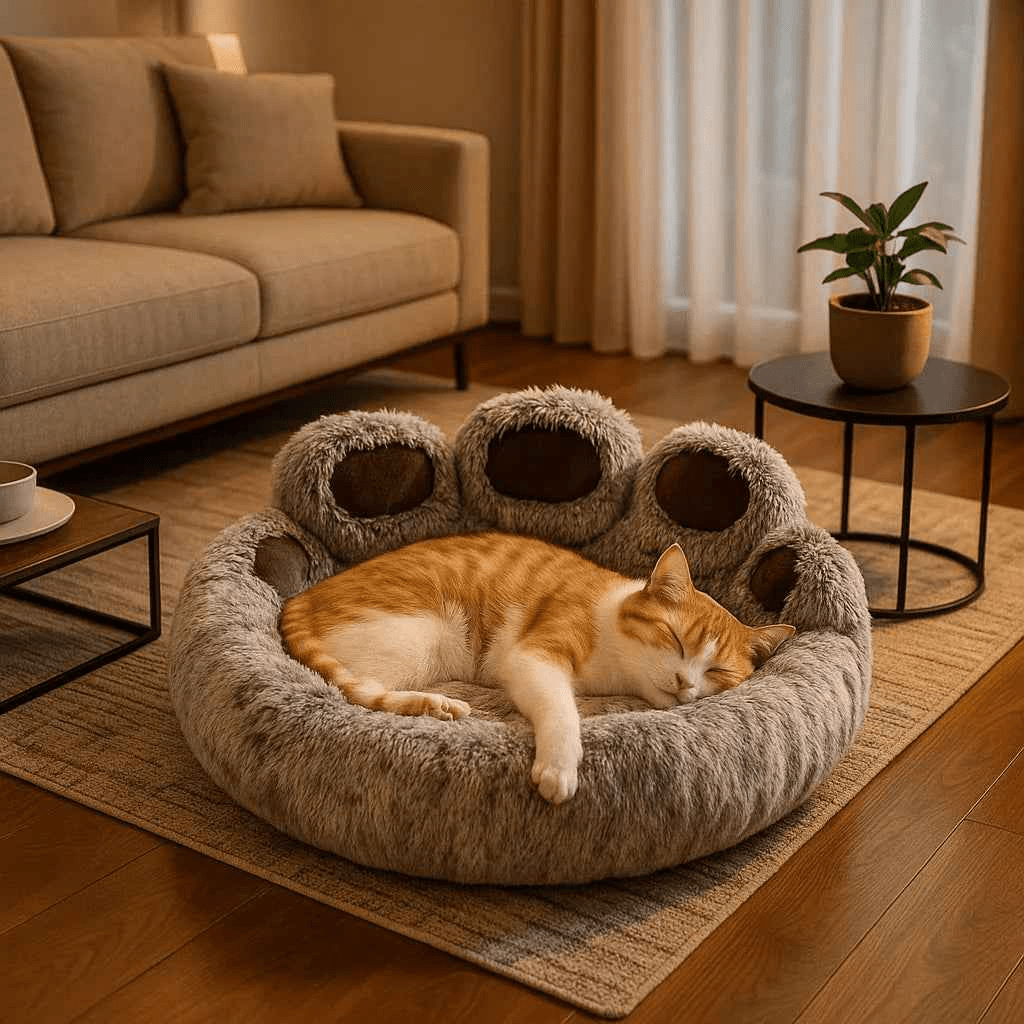Coussin ultra-moelleux pour chat | Confort et douceur inégalés - Mondechat