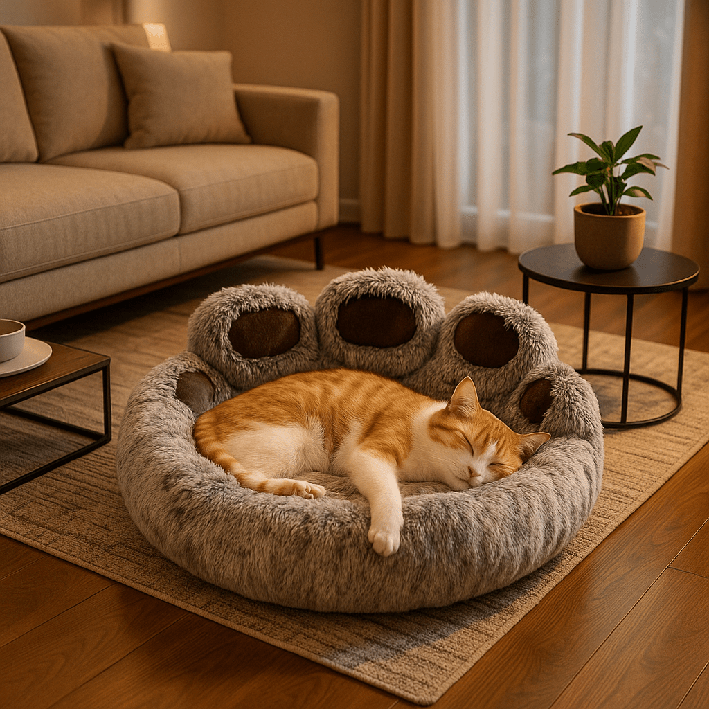 Coussin ultra - moelleux pour chat | Confort et douceur inégalés - Mondechat