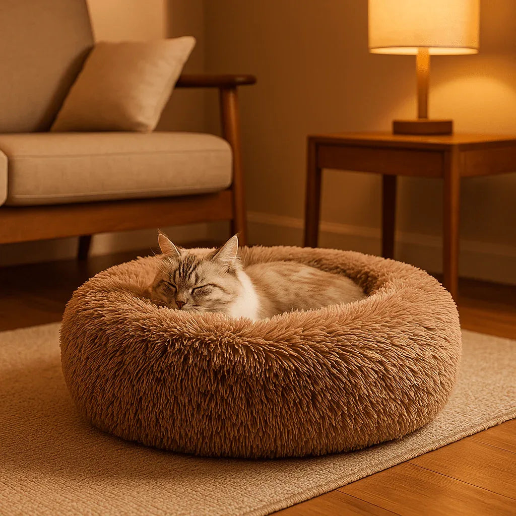 Coussin ultra-moelleux pour chat - Confort et douceur inégalés - Mondechat