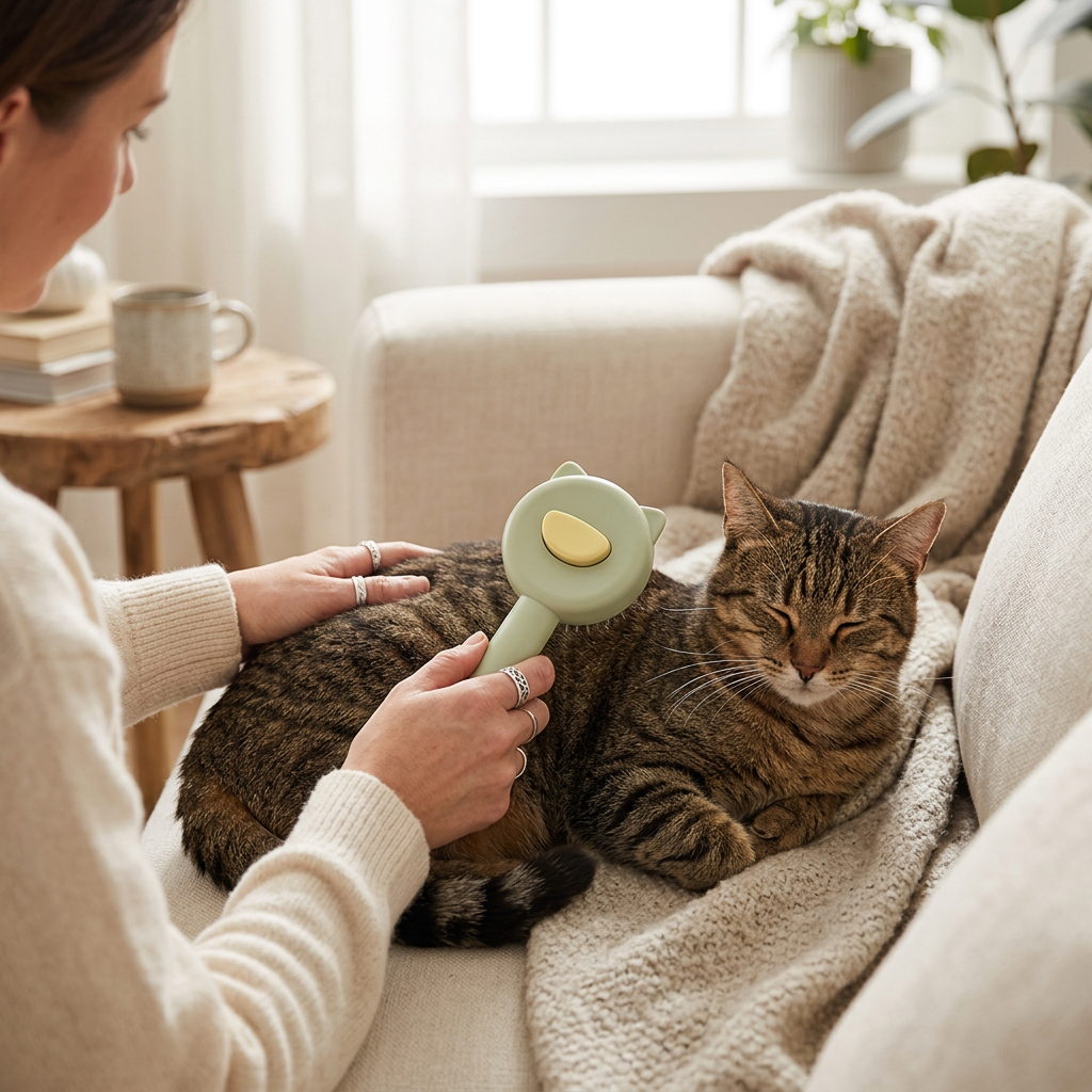 Brosse pour chat | Douceur – 4 couleurs