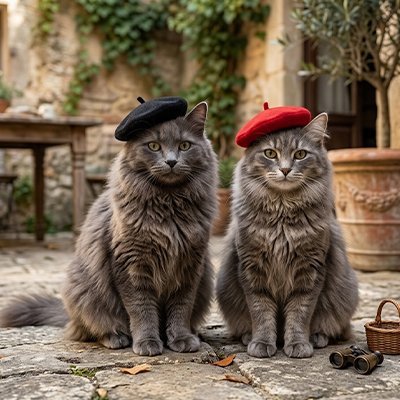 Déguisement Chat | Béret Parisien Laine 3 Coloris - Mondechat