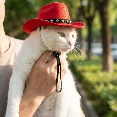Déguisement Chat | Chapeau Shérif Étoile Far West 3 Coloris - Mondechat