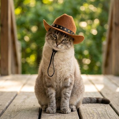 Déguisement Chat | Chapeau Shérif Étoile Far West 3 Coloris - Mondechat