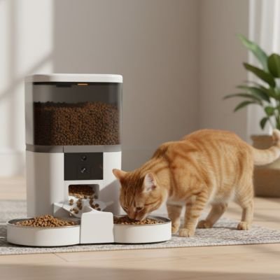 Distributeur de croquettes chat | Automatic Premium - Mondechat