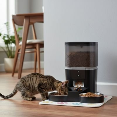 Distributeur de croquettes chat | Automatic Premium - Mondechat