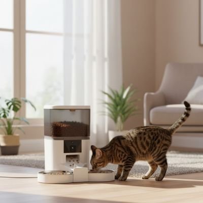 Distributeur de croquettes chat | Automatic Premium - Mondechat
