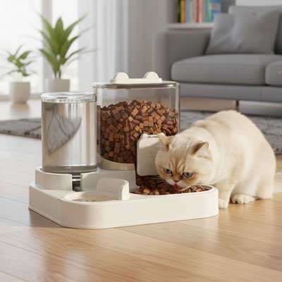 Distributeur de croquettes pour Chat | AutoFeed Basic - Mondechat