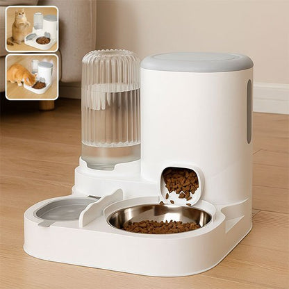 Distributeur de croquettes pour chat | AutoFeed blanc - Mondechat