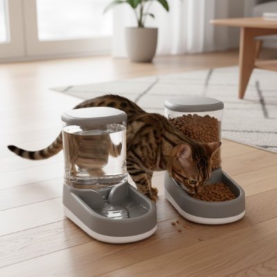 Distributeur de croquettes pour Chat | AutoFresh - Mondechat