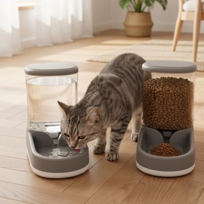 Distributeur de croquettes pour Chat | AutoFresh - Mondechat