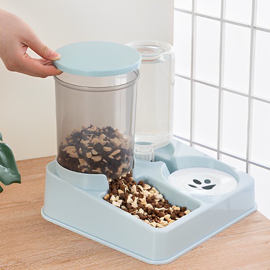 Distributeur de croquettes pour chat | Automatique 2 - en - 1 - Mondechat