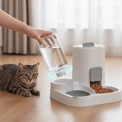 Distributeur de croquettes pour Chat | Automatique 2.0 - Mondechat