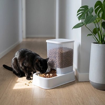 Distributeur de croquettes pour Chat | Automatique 2.0 - Mondechat