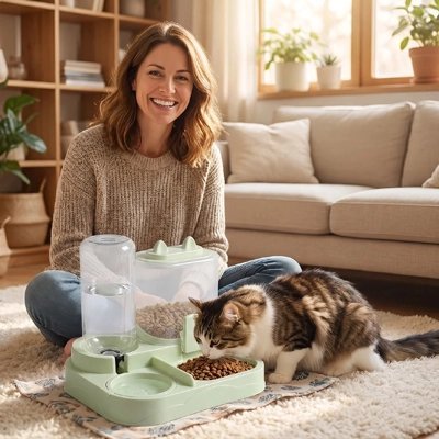 Distributeur de croquettes pour Chat | Automatique - Mondechat