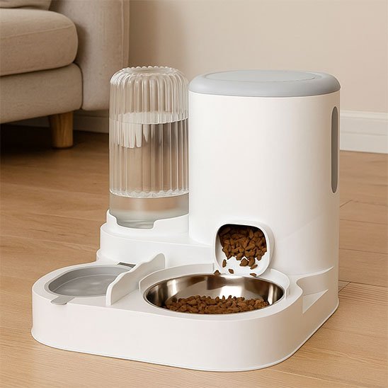 Distributeur de croquettes pour chat | Automatique - Mondechat
