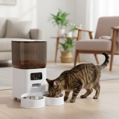 Distributeur de croquettes pour chat | Automatique - Mondechat