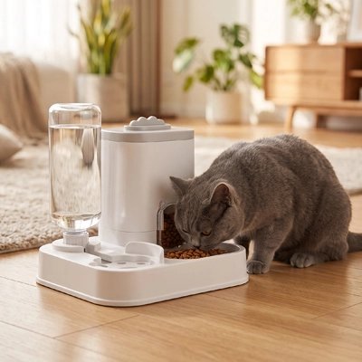 Distributeur de croquettes pour Chat | Automatique - Mondechat