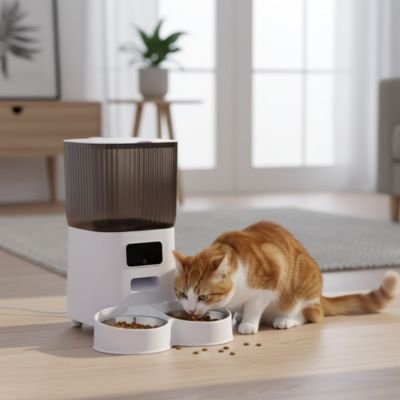 Distributeur de croquettes pour chat | Automatique - Mondechat