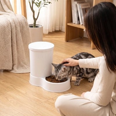 Distributeur de croquettes pour Chat | Automatique Rond - Mondechat