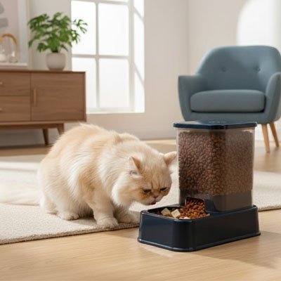 Distributeur de croquettes pour Chat | FreshFeeder - Mondechat