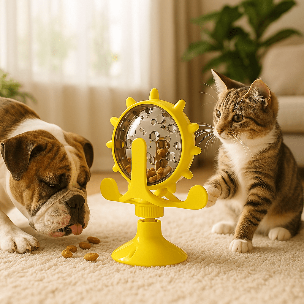 Distributeur de croquettes pour chat | Stimuplay - Mondechat