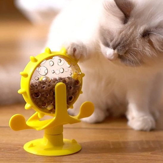 Distributeur de croquettes pour chat | Stimuplay - Mondechat