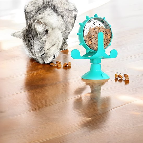 Distributeur de croquettes pour chat | Stimuplay - Mondechat