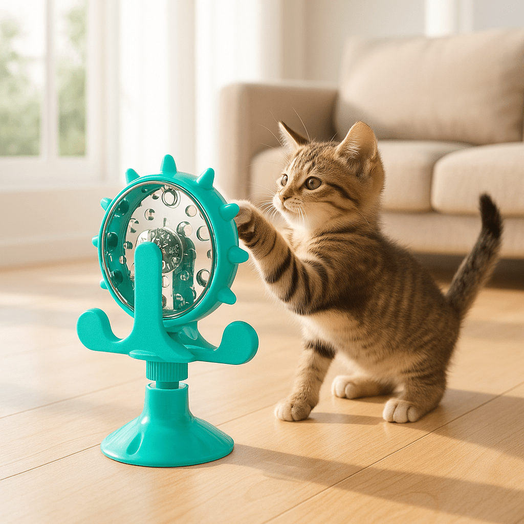 Distributeur de croquettes pour chat | Stimuplay - Mondechat